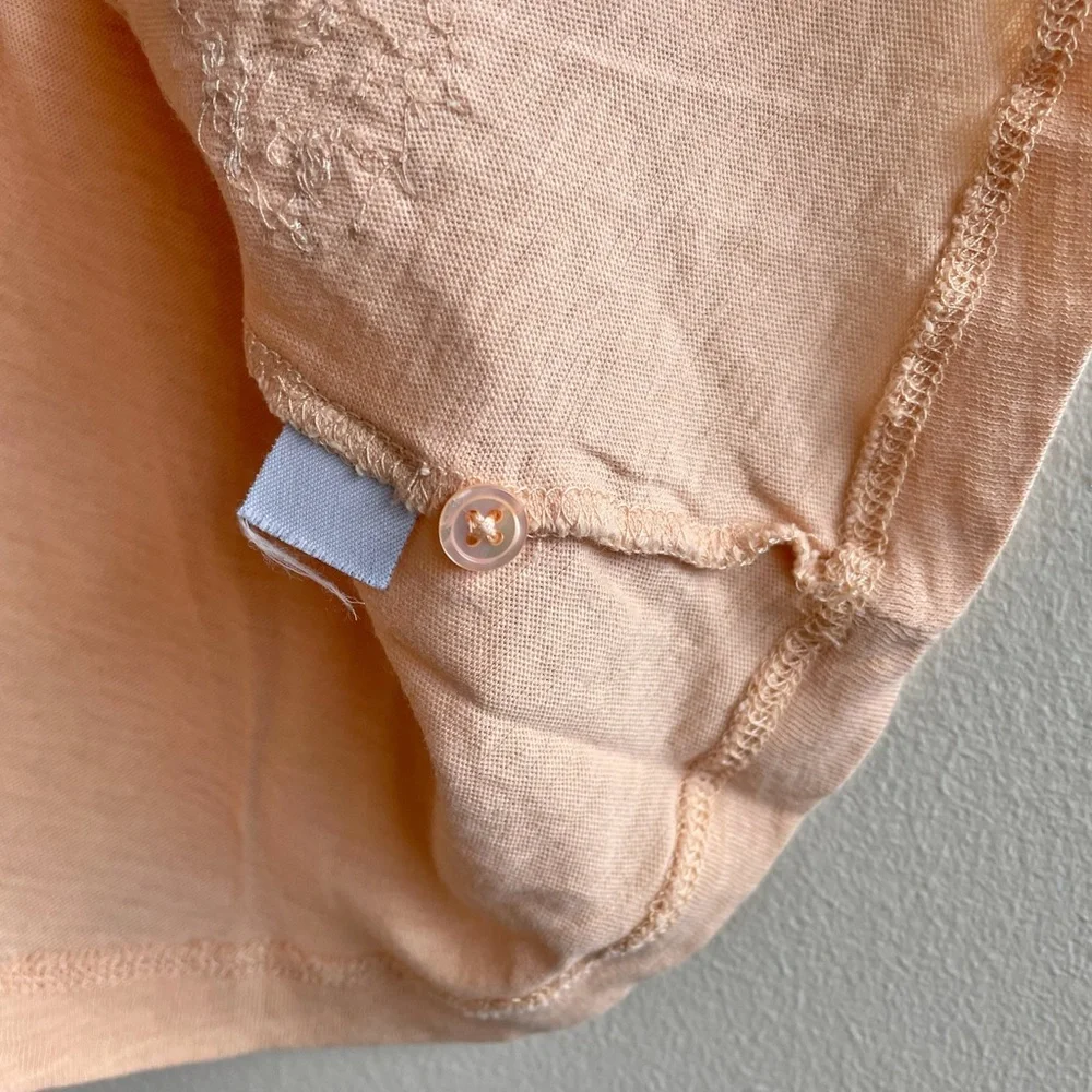 J.Crew Peach Sequin Tee